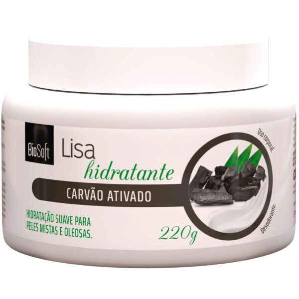 Hidratante Carvão Ativado BioSoft 220g ShuV2