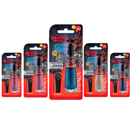Kit Esmalte Impala STRANGER THINGS Cat Eye 05 Cores