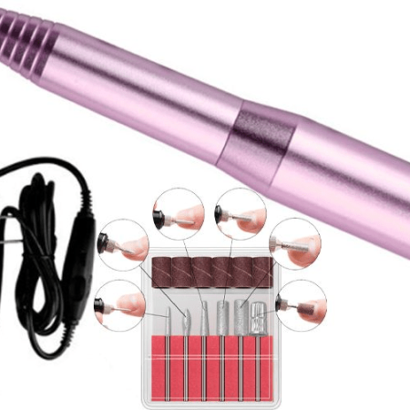 Lixadeira Elétrica De Unhas Nail Drill 20,000 Rpm Bivolt