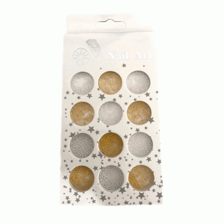 Kit Caviar Prata e Dourado
