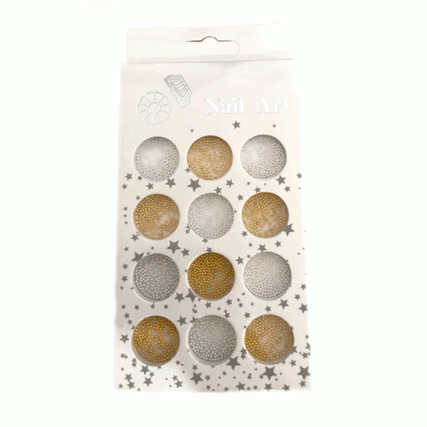 Kit Caviar Prata e Dourado