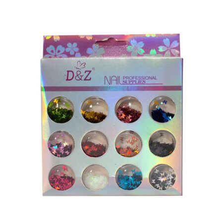 Kit Glitter Borboleta DZ Colorido