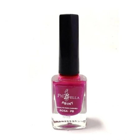 Esmalte Para Carimbo Piu Bella Rosa 10ml