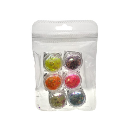 Kit Gliter DZ Com 6 Unidades