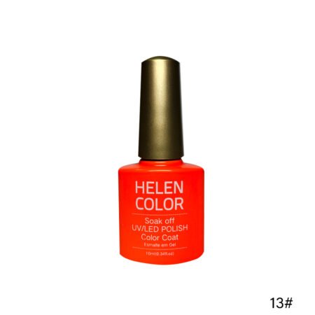 Esmalte em gel Helen Color Laranja Neon #013