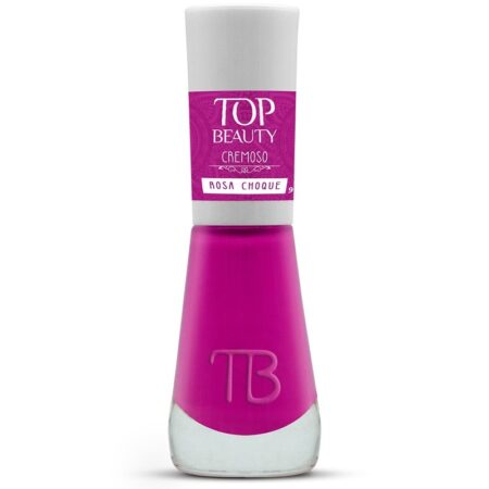 Esmalte Top Beauty Cremoso Rosa Choque 9ml