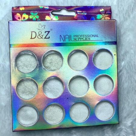 Kit Gliter Branco Fino DZ