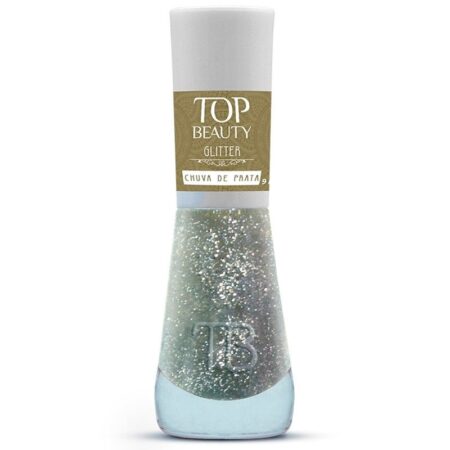Esmalte Top Beauty Chuva de Prata 9ml