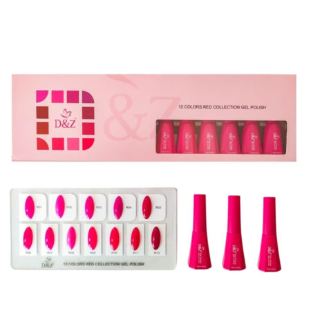 Kit Esmalte em Gel DZ Coleção Pink 12 unidades