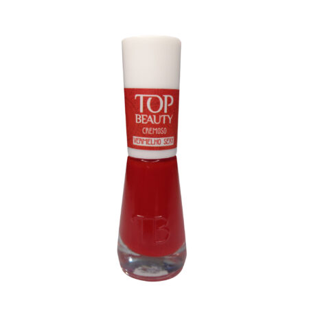 Esmalte Top Beauty Cremoso Vermelho Sexy 9ml