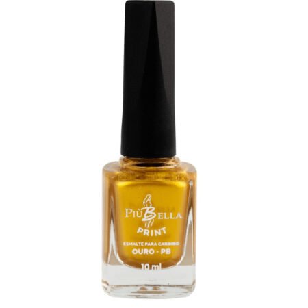 Esmalte Para Carimbo Piu Bella Ouro 10ml