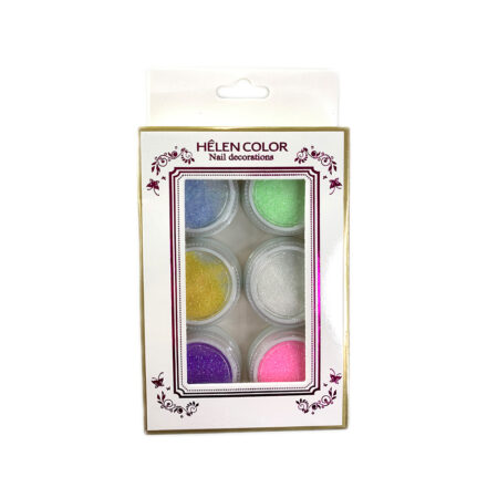 Kit Gliter Colorido Helen Color