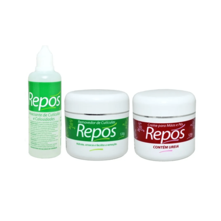 Kit Repos - Amaciante + Creme + Removedor