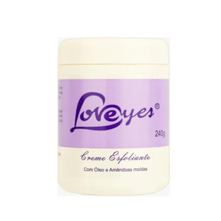Creme Esfoliante com Óleo e Amêndoas moídas Loveyes 240g