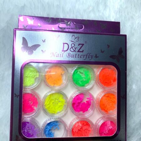Kit Gliter Borboleta Neon