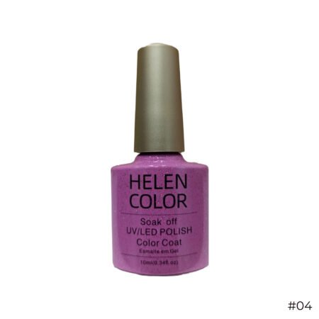Esmalte em Gel Helen Color Glitter #4