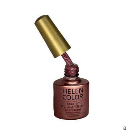 Esmalte em gel Helen Color Glitter #8