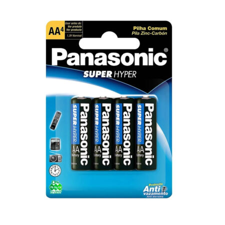 Pilha Panasonic AA 4 unidades