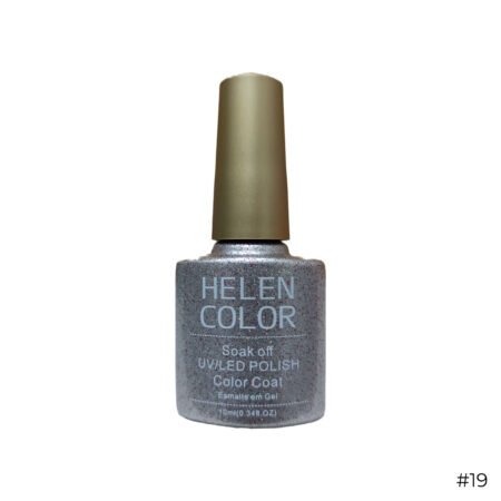Esmalte em Gel Helen Color Glitter #19