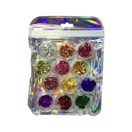 Kit Folha de Ouro Coloridas