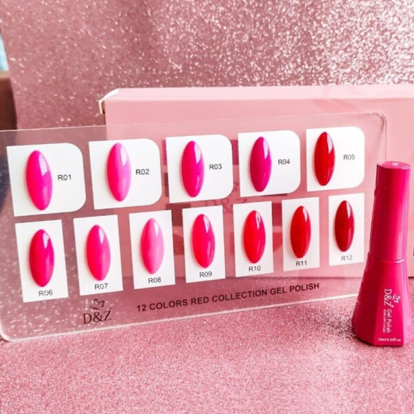 Kit Esmalte em Gel DZ Coleção Pink 12 unidades - Imagem 2