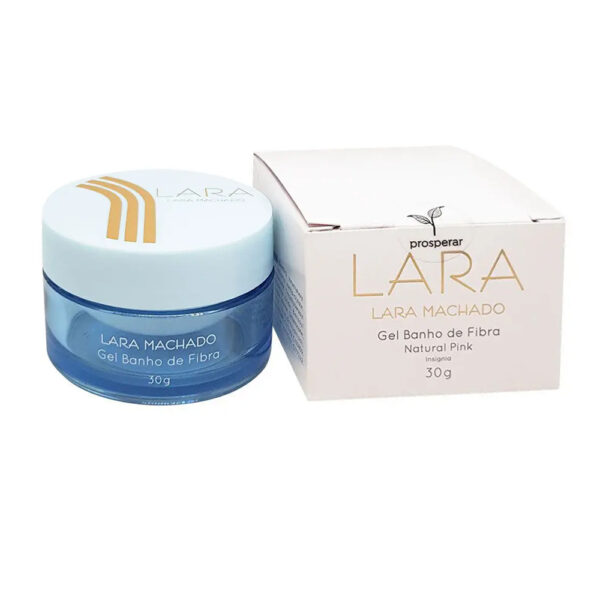 Gel Banho de Fibra Lara Machado Natural Pink 30g - Imagem 2