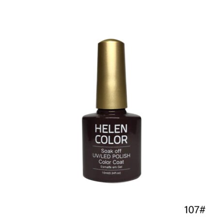 Esmalte em gel Helen Color Marrom #107