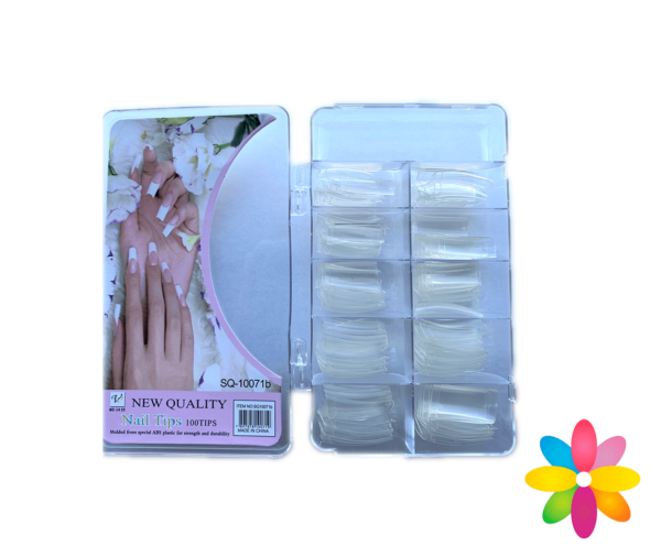 Tip Sorriso Transparente New Quality 100 Unidades