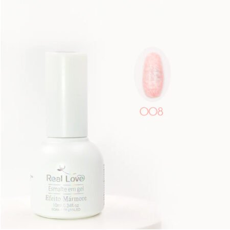 Esmalte em Gel Efeito Mármore Real Love no: 008