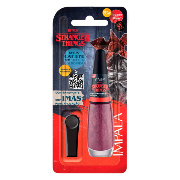 Esmalte Impala Stranger Things - Alerta Vermelho