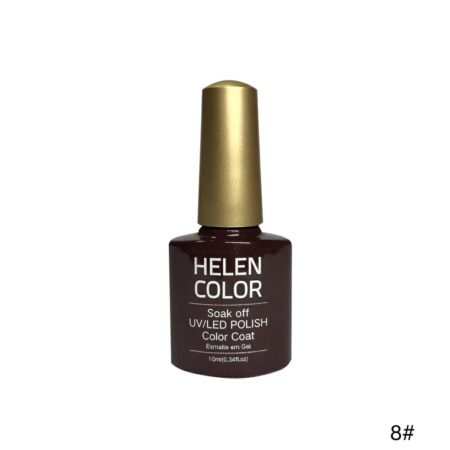 Esmalte em gel Helen Color Marrom #8