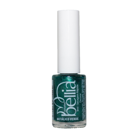 Esmalte Bellia - Metálico Verde 9ml