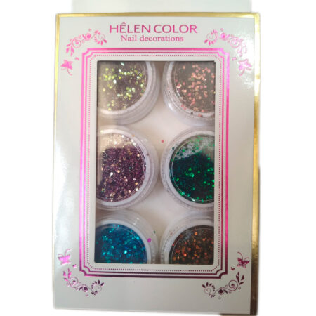 Kit Gliter Helen Color - Tons Escuros