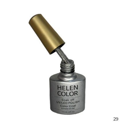 Esmalte em gel Helen Color Glitter #29