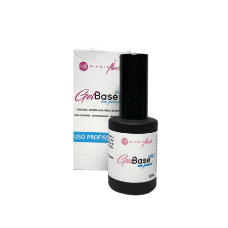Gel Base Pró Magic Nails Pincel 10ml