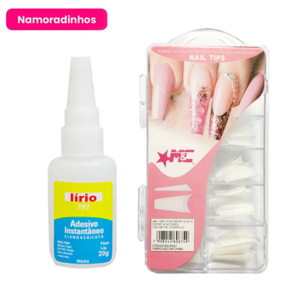 Kit Cola Lírio 20g  + Tip Bailarina Leitosa MC Namoradinhos