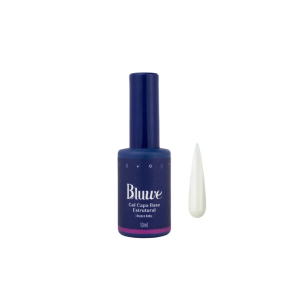 Bluwe Gel Capa Base Estrutural Branco Babby 10ml