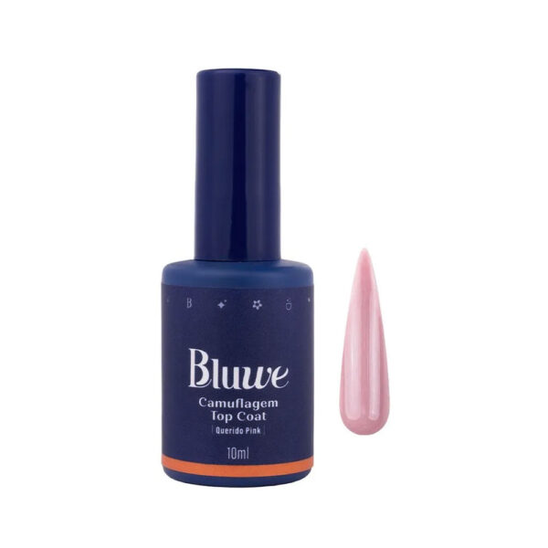 Bluwe Top Coat Camuflagem Querido Pink 10ml