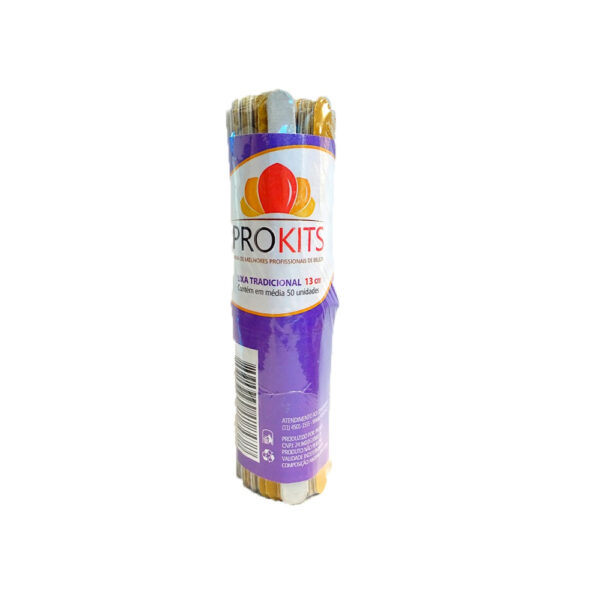 Lixa Tradicional ProKits 13cm 50 Unidades