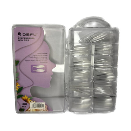 Postiça Bailarina Transparente Base Fosca Dafu 100 unidades
