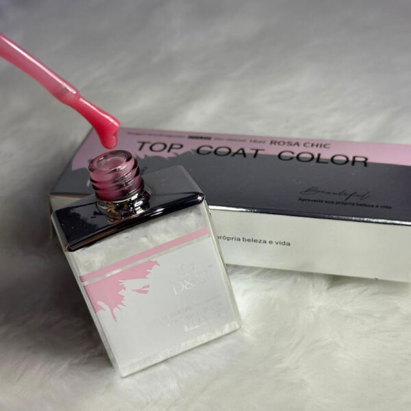 Top Coat DZ Camuflagem Rosa Chic - Imagem 2