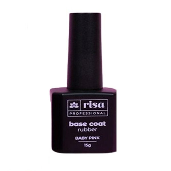 Base Coat Rubber Baby Pink Risa 15g
