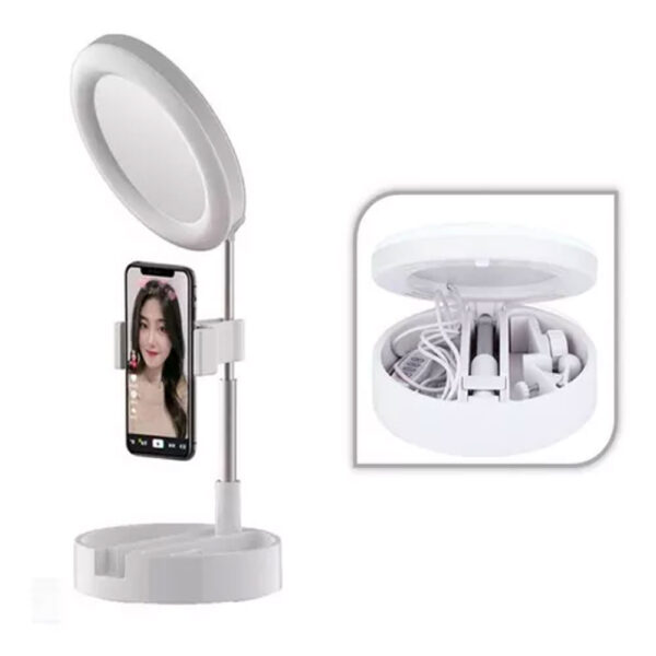 Ring Light Dobrável G3 Mai Appearance Branco - Image 2