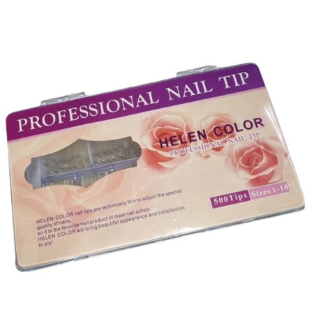 Tip Curvatura C Extra Longa Transparente Helen Color 500 unidades