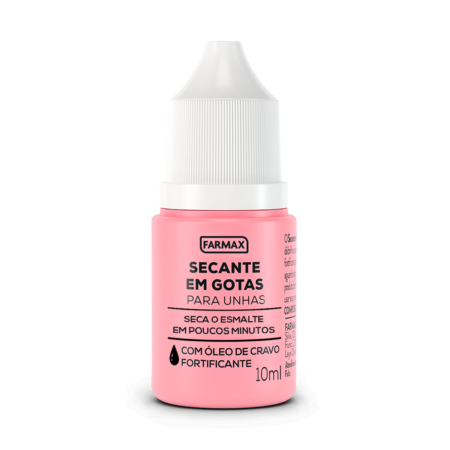 Secante em Gotas para Unhas Farmax 10ml