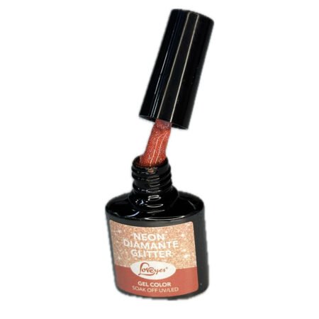 Esmalte Refletivo Neon Diamante Glitter Loveyes N17