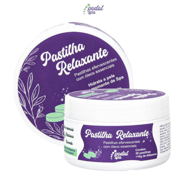 Pastilha Relaxante Melaleuca e Lavanda Jelly Spa
