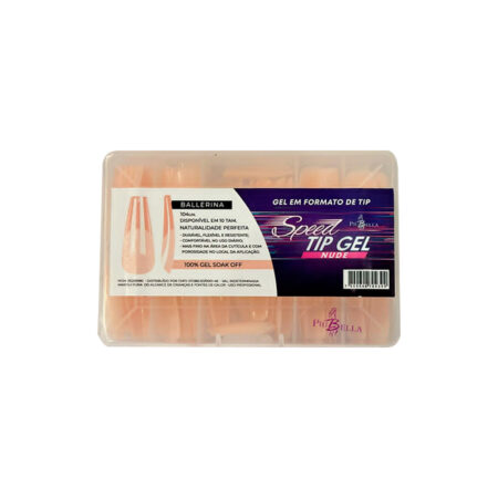 Speed Tip Gel Nude Ballerina Piu Bella 104 Unidades
