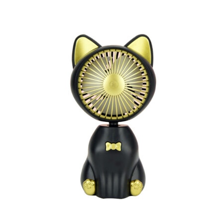Ventilador de Cílios Gatinho Mini Fans Preto