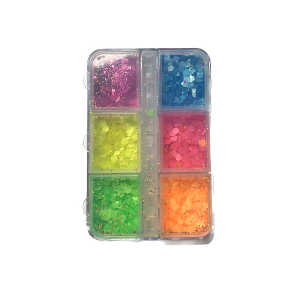 Kit Glitter Flocado Dafu - 6 Unidades - Imagem 2